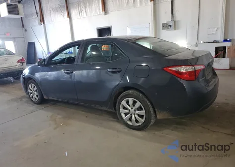 2014 Toyota Corolla L from USA, damaged, VIN 2T1BURHE1EC001088